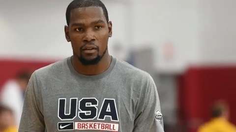 Kevin Durant will practice with Team USA