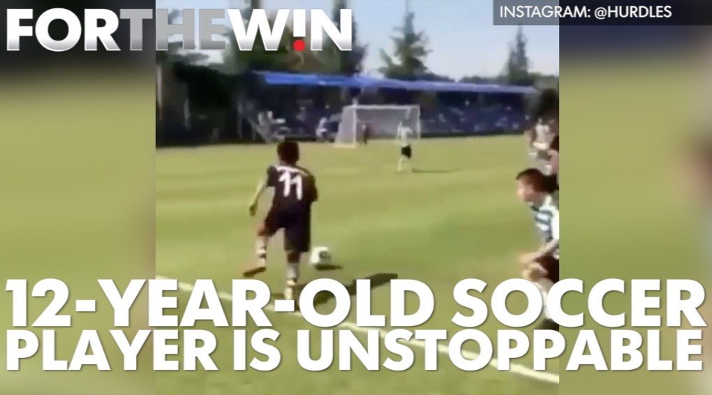 This 12-year-old soccer player is unstoppable