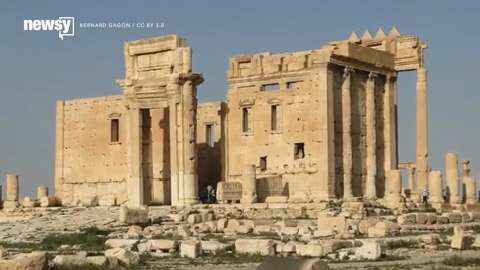 Satellite image shows ancient Temple of Bel destroyed