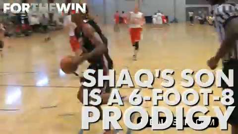 Shaq's son is a 6-foot-8 prodigy