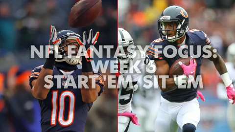 NFL Fantasy Focus: Week 6 Start 'Em, Sit 'Em