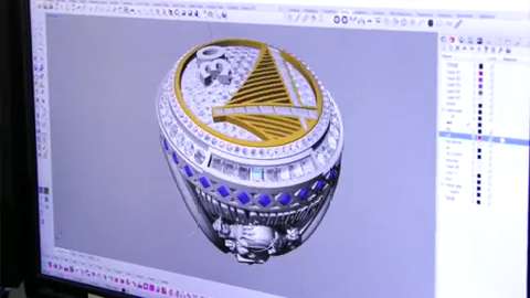 Meet the man who designed Warriors' championship bling