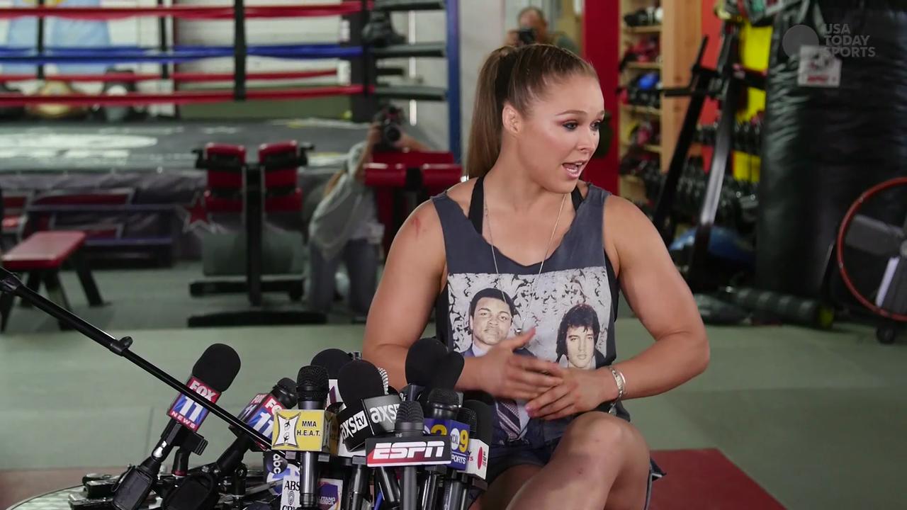 Ronda Rousey wants to be &quot;one of the greatest fighters of all time&quot;