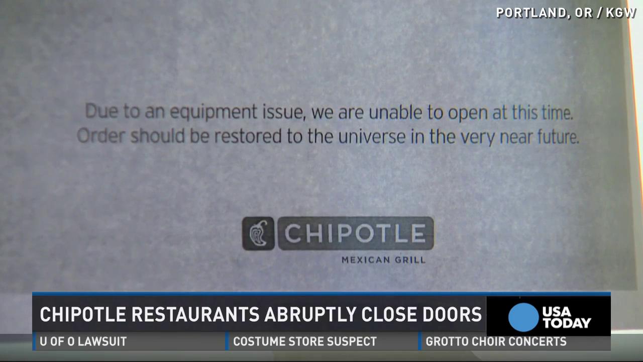 Chipotle restaurants close amid E. coli investigation