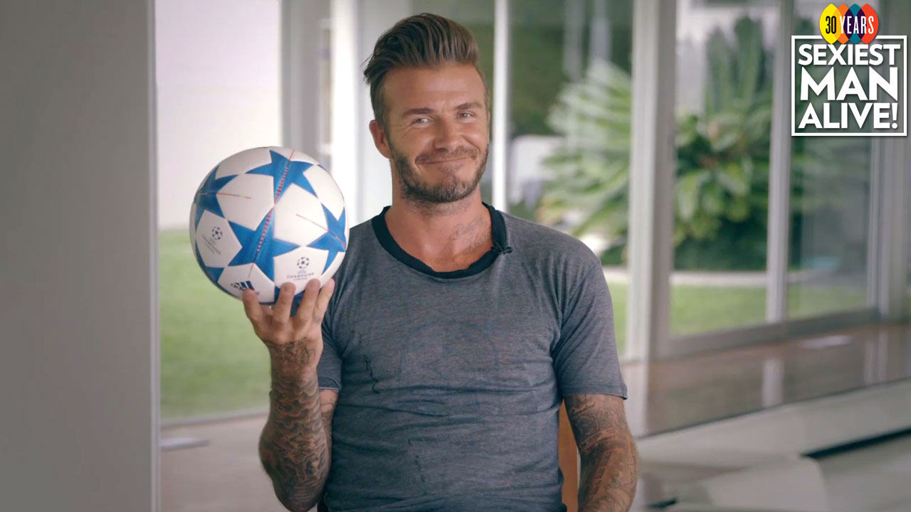 Can he really 'Bend it like Beckham'? We Put David to the test