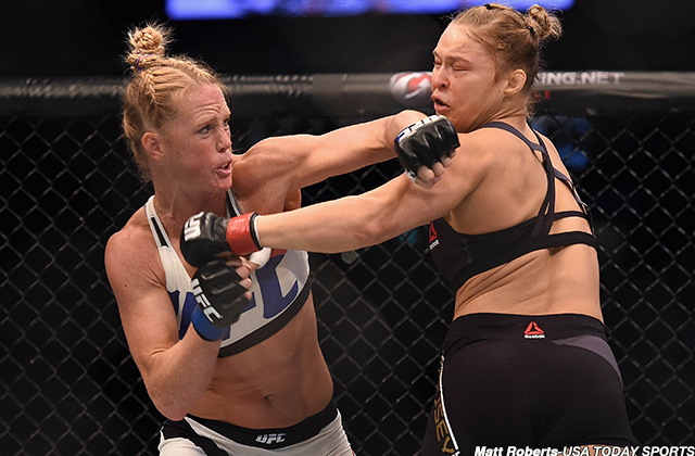 Fighters still buzzing from Holly Holm's defeat of Ronda Rousey