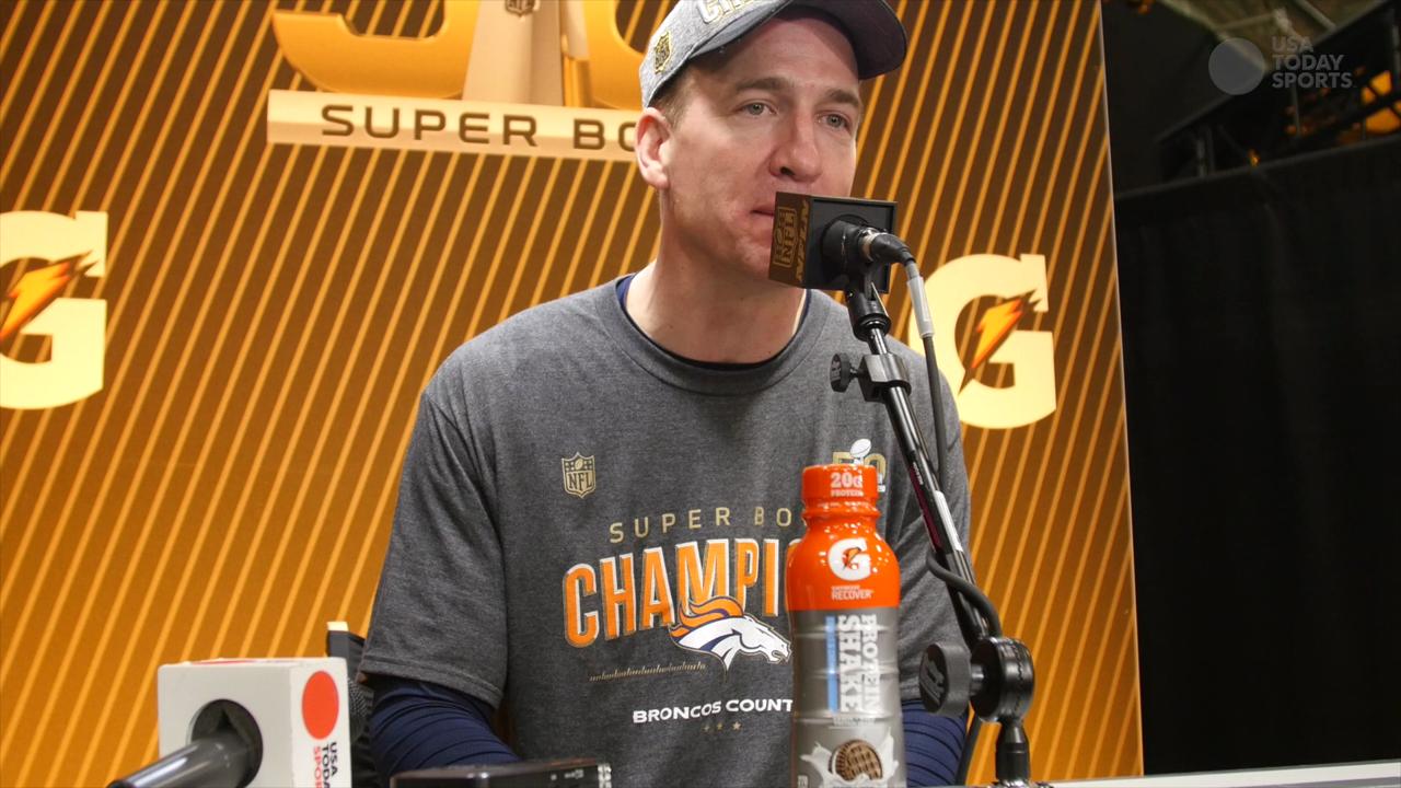 Peyton Manning discusses NFL future after Super Bowl title