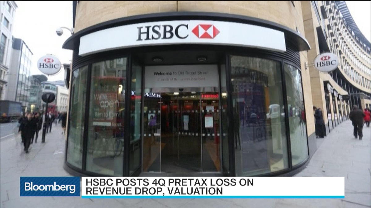 HSBC posts unexpected $858 million pretax loss