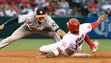June 27: Angels third baseman Jefry Marte is tagged