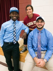 Nick Brahms, right, joined Navarre High School star