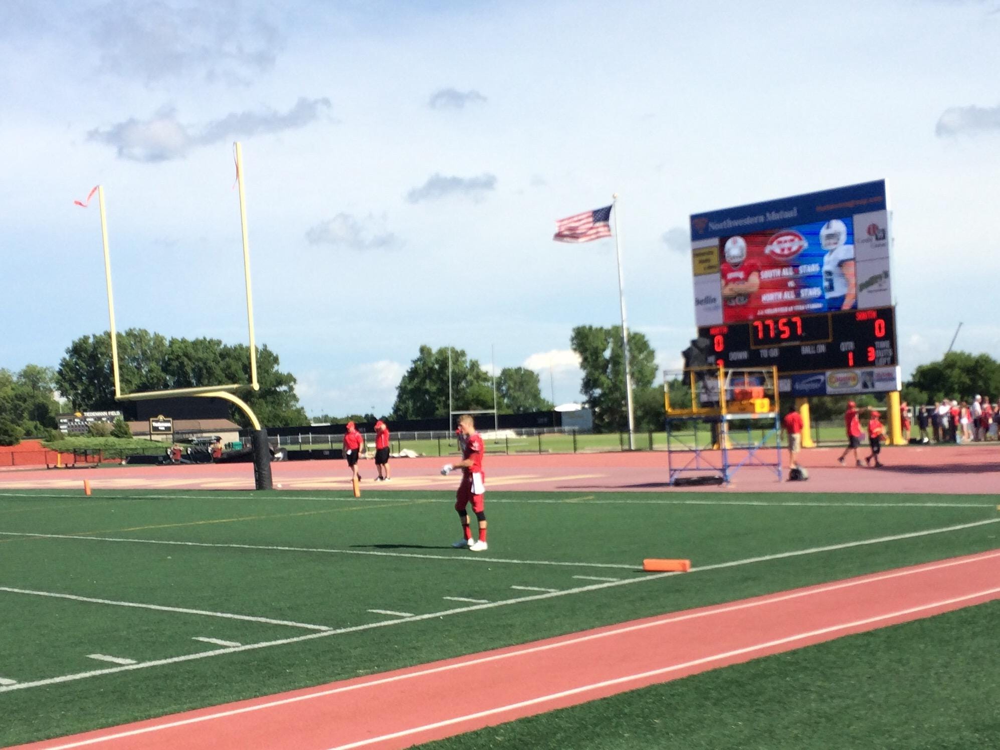 The WFCA All-Star games were held at Titan Stadium in Oshkosh Saturday.