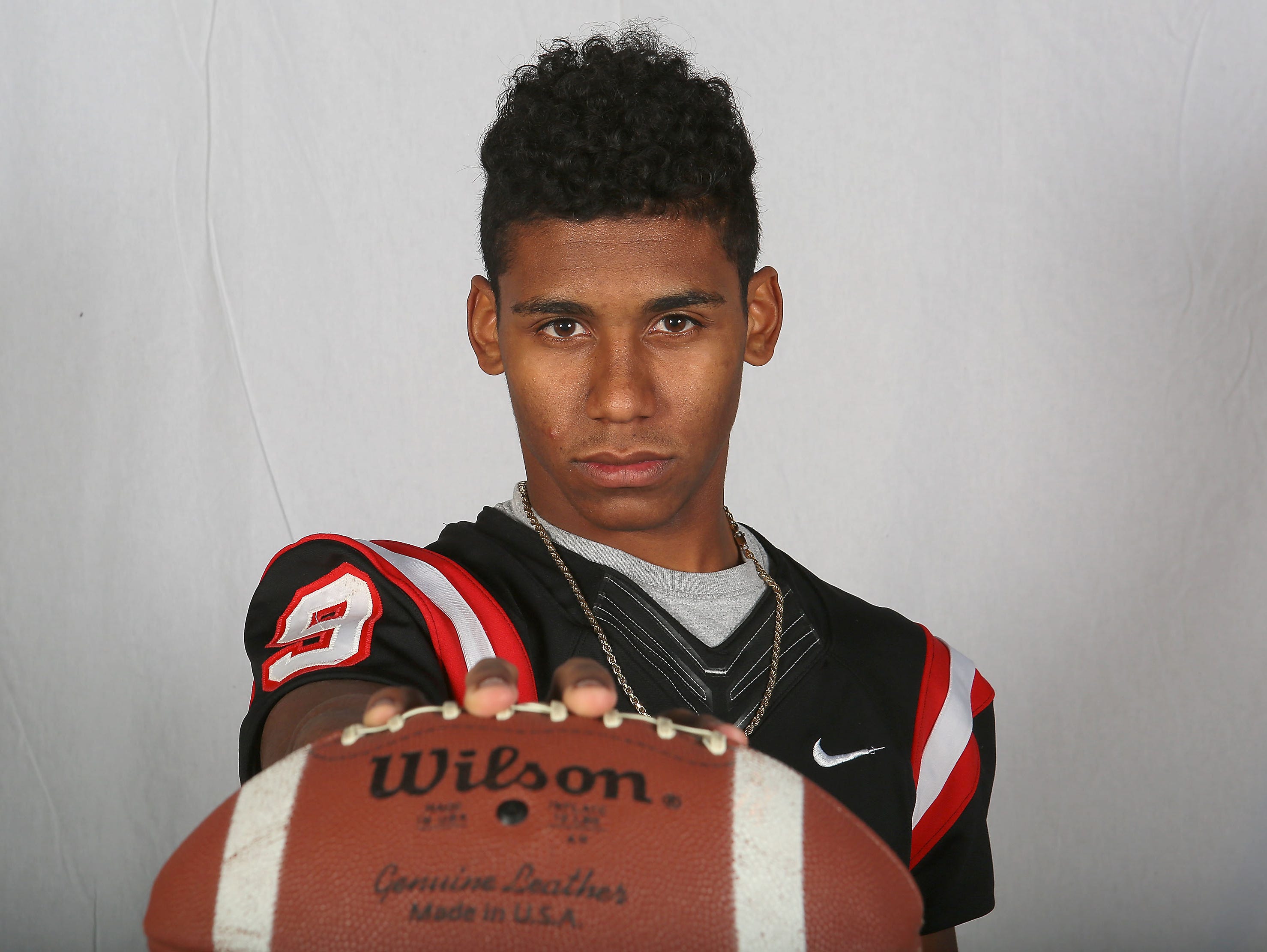 Palm Springs football player Franklin Miller.