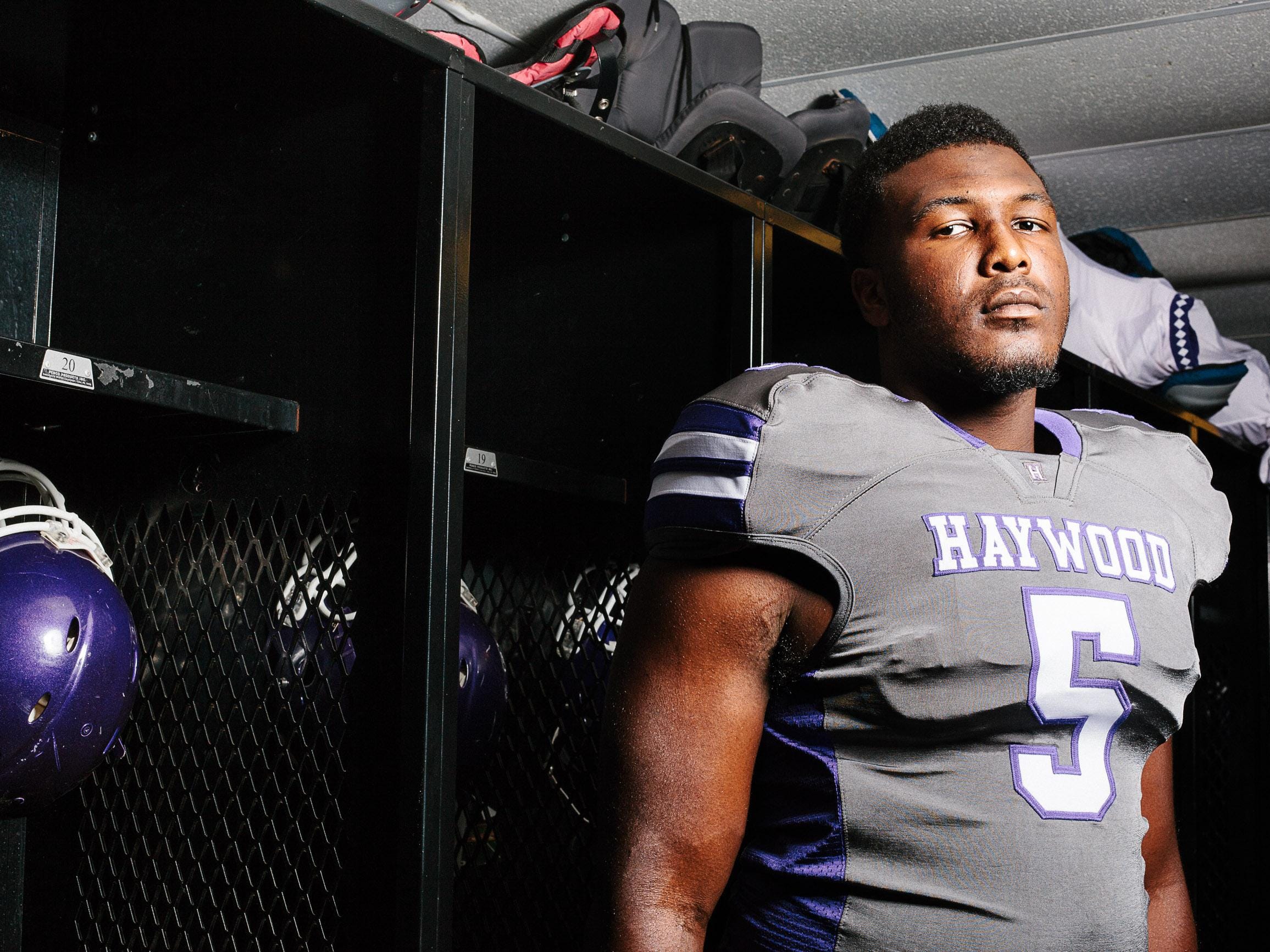 Haywood senior Emmit Gooden is a two-time All-West Tennessee first-teamer on the defensive line.