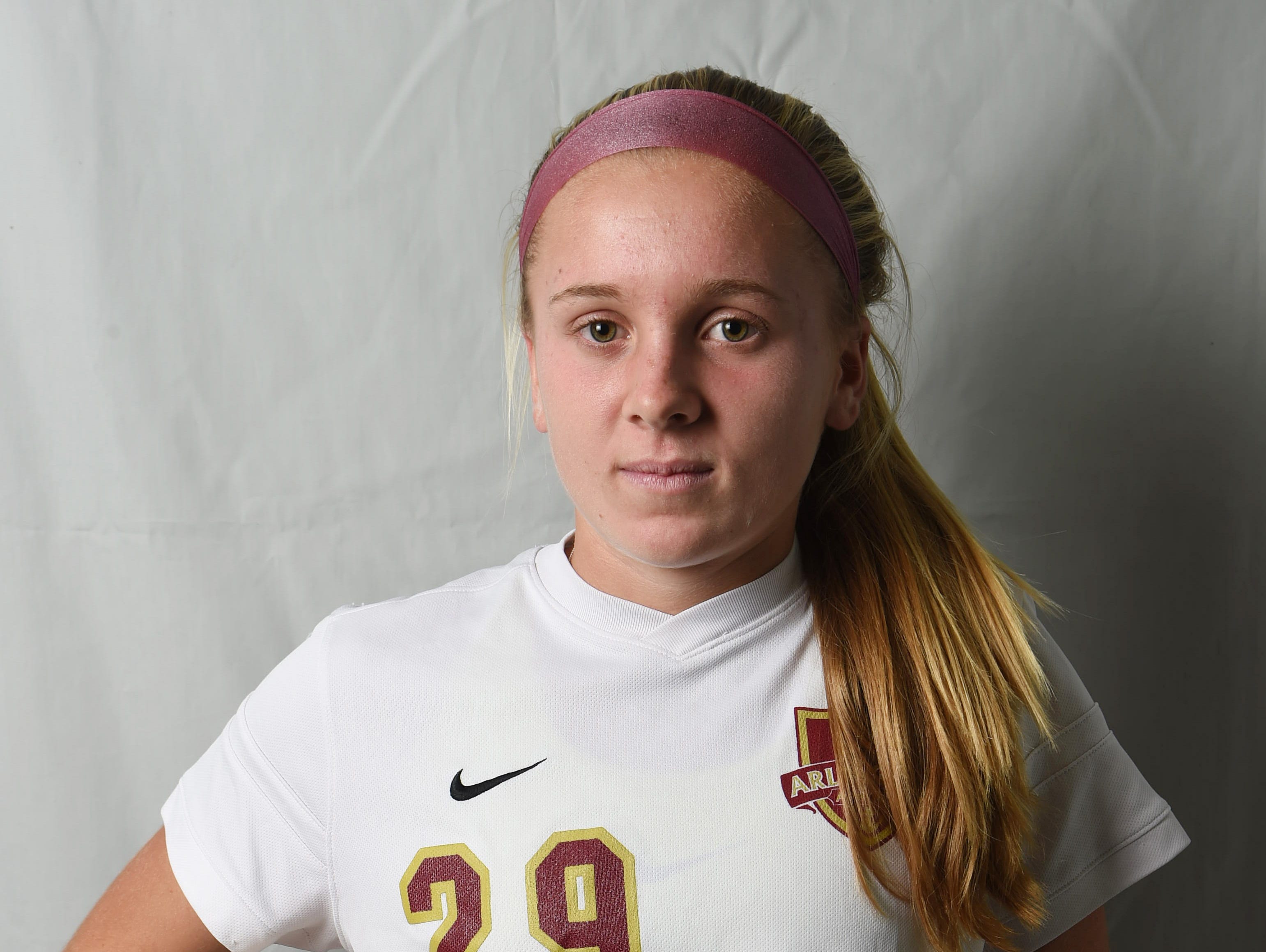 Molly Feighan from Arlington High School is the girls soccer Offensive Player of the Year.