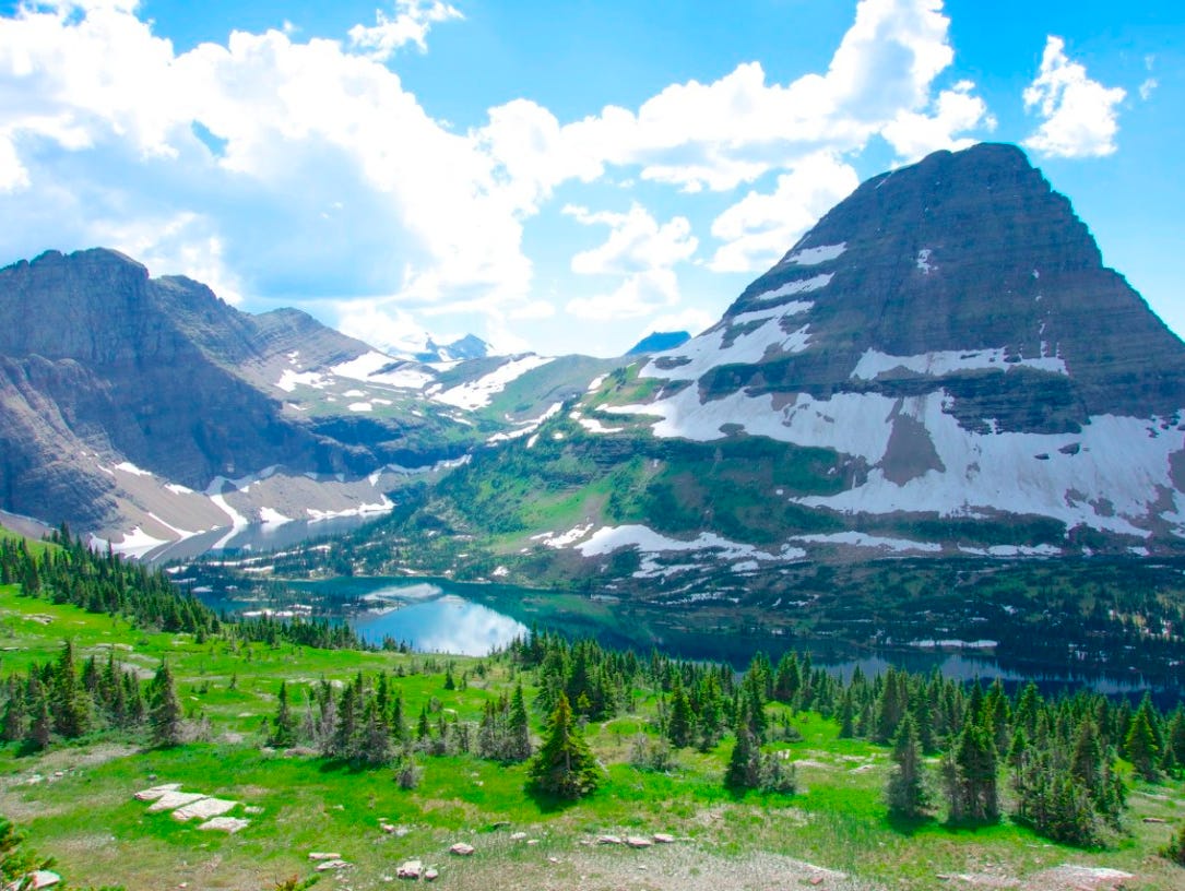 Glacier National Park is a bucket list trip for sure! See stunning vistas in every direction at this well-preserved park. Look for mountain goats, moose and even grizzly bears in this beautiful USA/Canada crossover.