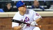May 2: Mets starting pitcher Bartolo Colon bunts a