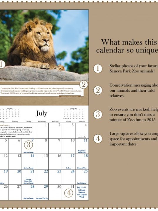 Zoo Calendar : The seneca park zoo calendar Zoo Calendar : The seneca park zoo calendar