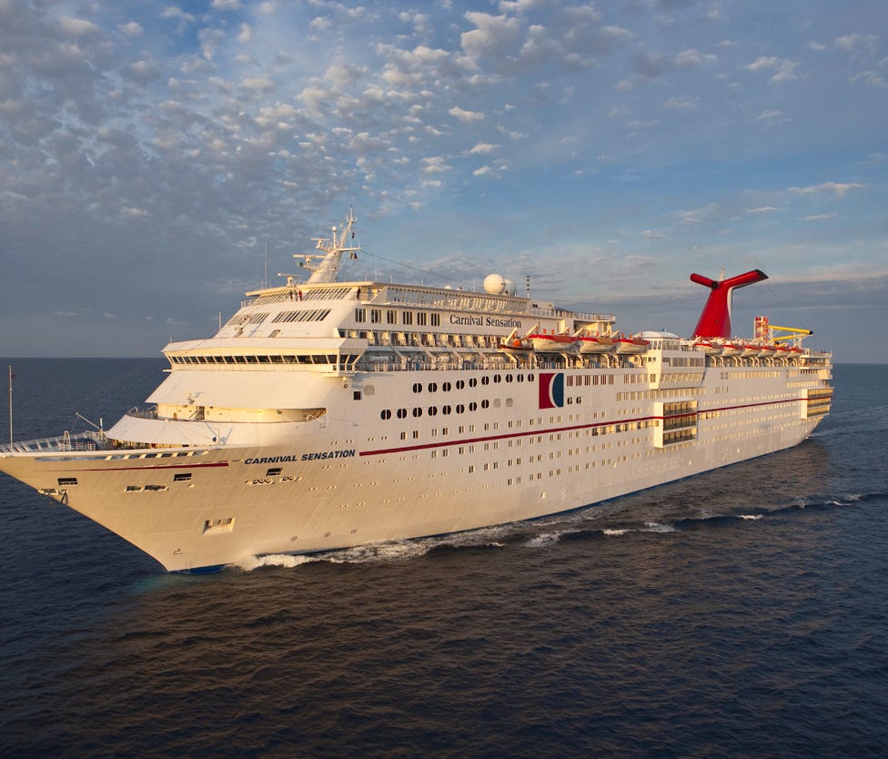 The 2,052-passenger Carnival Sensation.