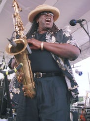 Clarence Clemons performs at The Stone Pony in Asbury