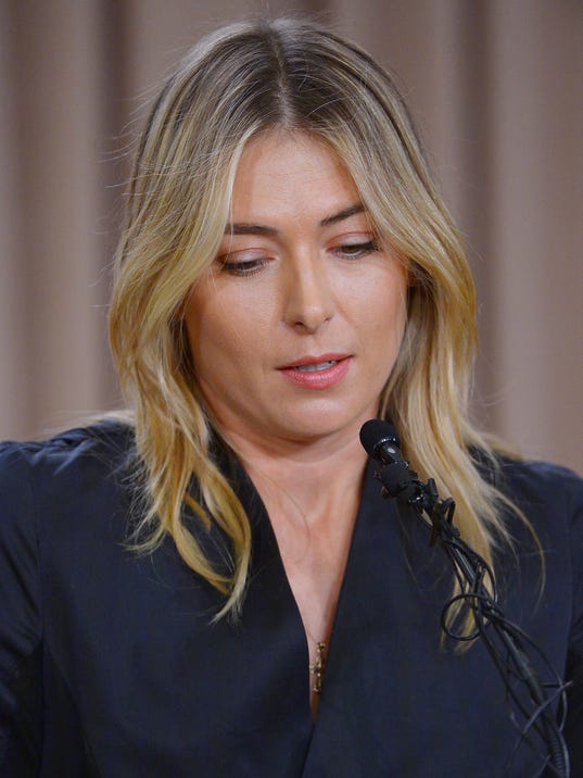 USP TENNIS: MARIA SHARAPOVA-PRESS CONFERENCE S TEN USA CA