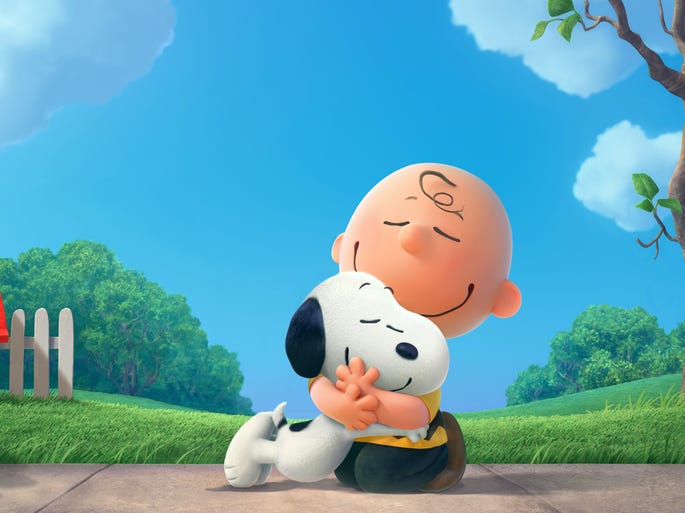 Charlie Brown and boy's best friend Snoopy reunite on the big screen in 'Peanuts,' due Nov. 6, 2015.