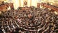The first Egyptian parliament session since a revolution ousted former president Hosni Mubarak convenes on Jan. 23, 2012, in Cairo.