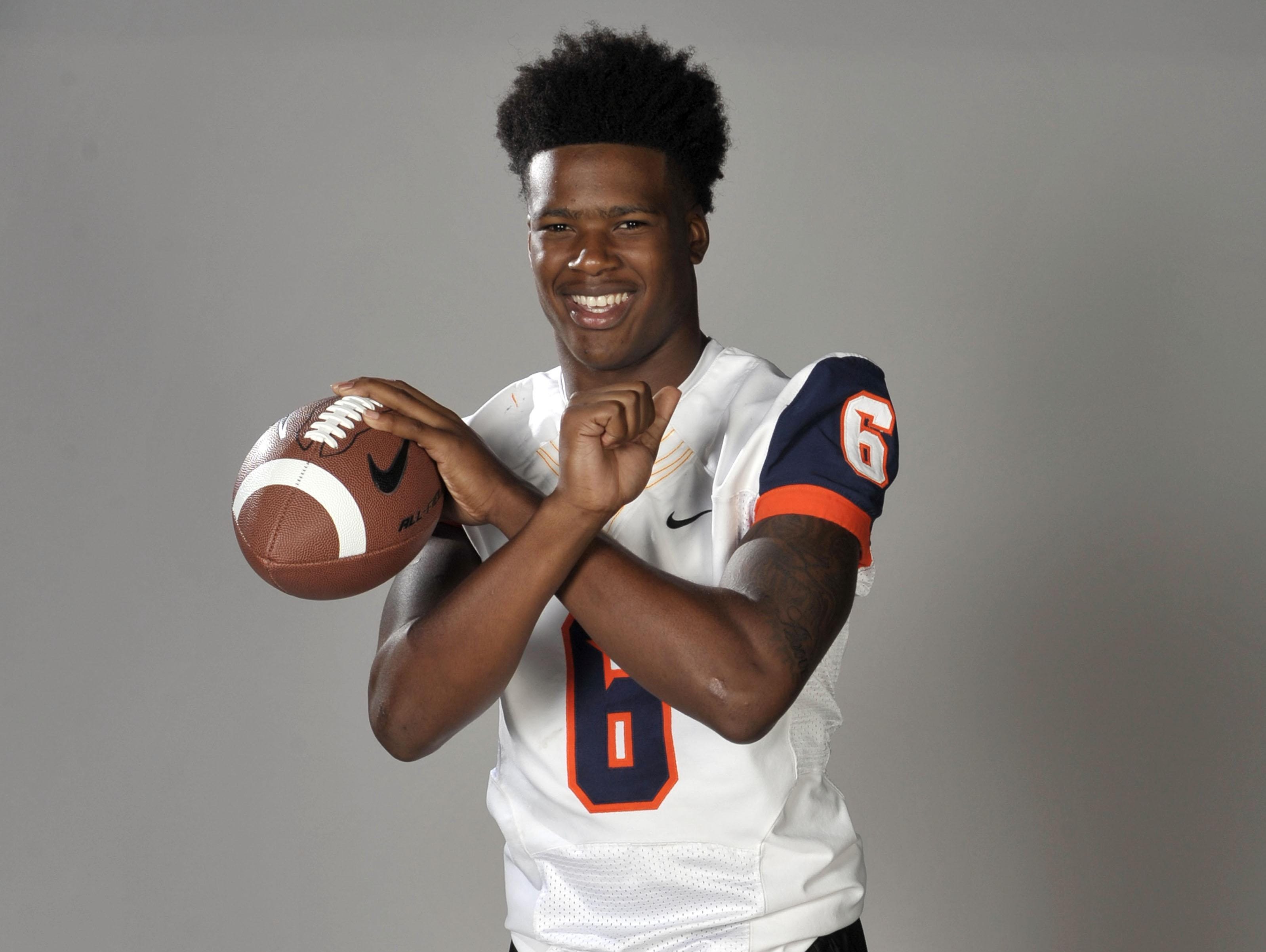Super Senior Dajonti Donaldson, # 6 with Escambia High.