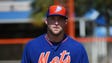 Sep 20: Tim Tebow during his workout at the Mets Minor