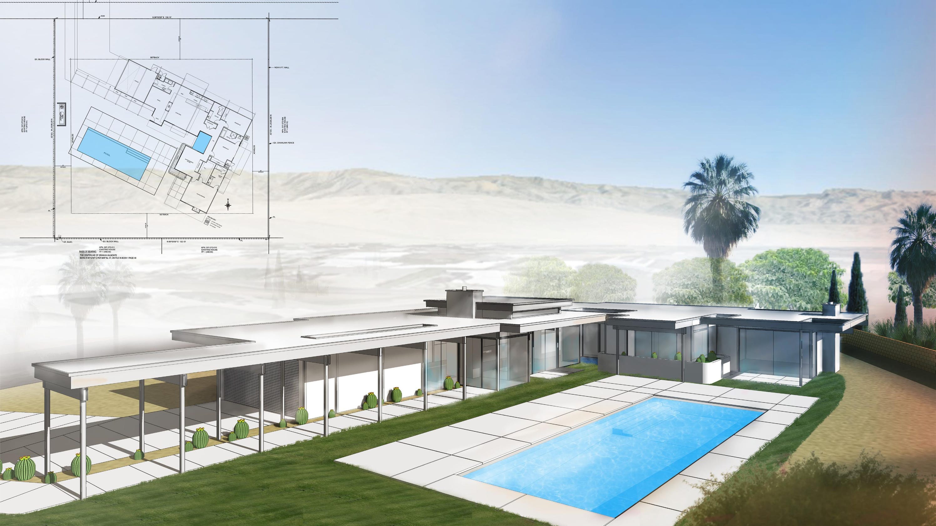 In Palm Springs Donald Wexler s Last House Takes Shape