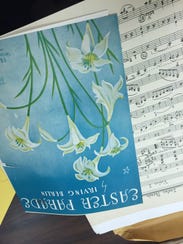 Librarians discovered this score to Easter Parade,