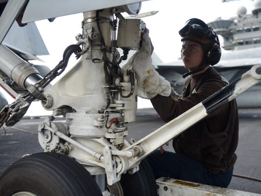 Aviation Structural Mechanic Airman Zechariah Eger