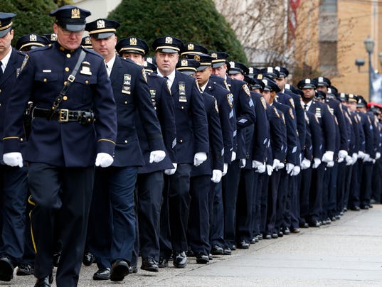 AP NYPD OFFICERS SHOT A USA NY