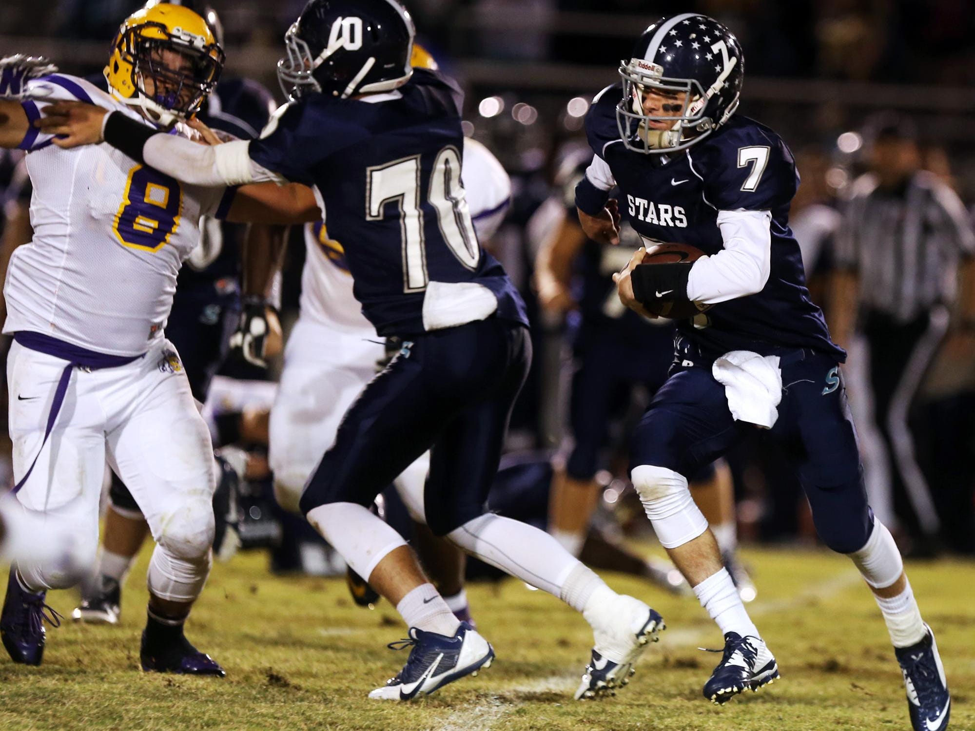 Siegel quarterback Jordan Middleton is the leading passer returning in Rutherford County.