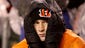 A Bengals' fan looks dejected after the team loses