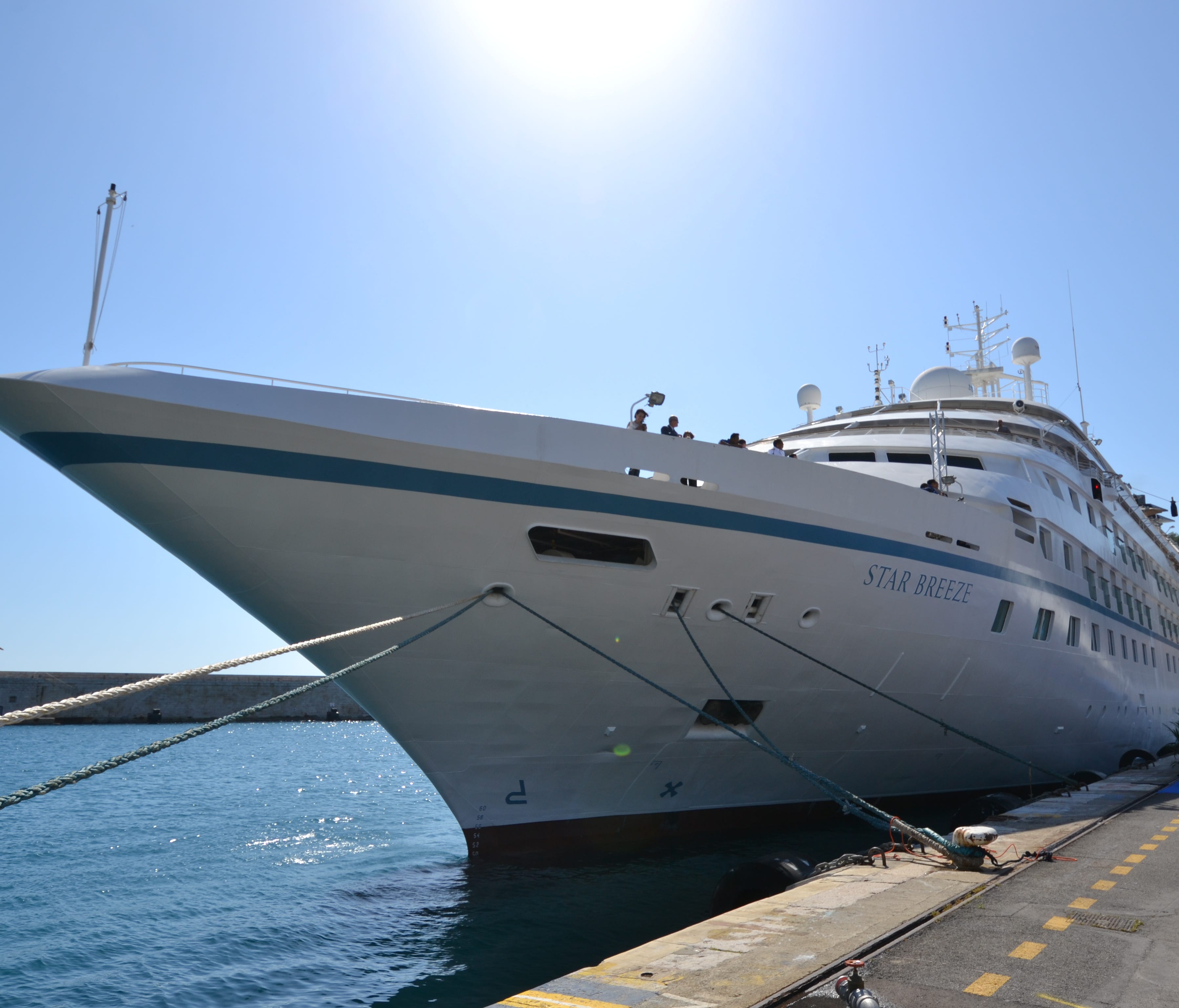 Originally launched in 1989, the Star Breeze is a former Seabourn Cruise Line ship that Windstar has purchased and revamped.