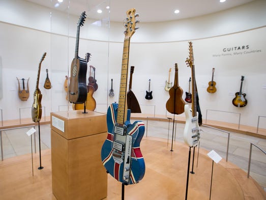 NOW: A Hayman electric guitar at the Musical Instrument Arizona Summer museum activities