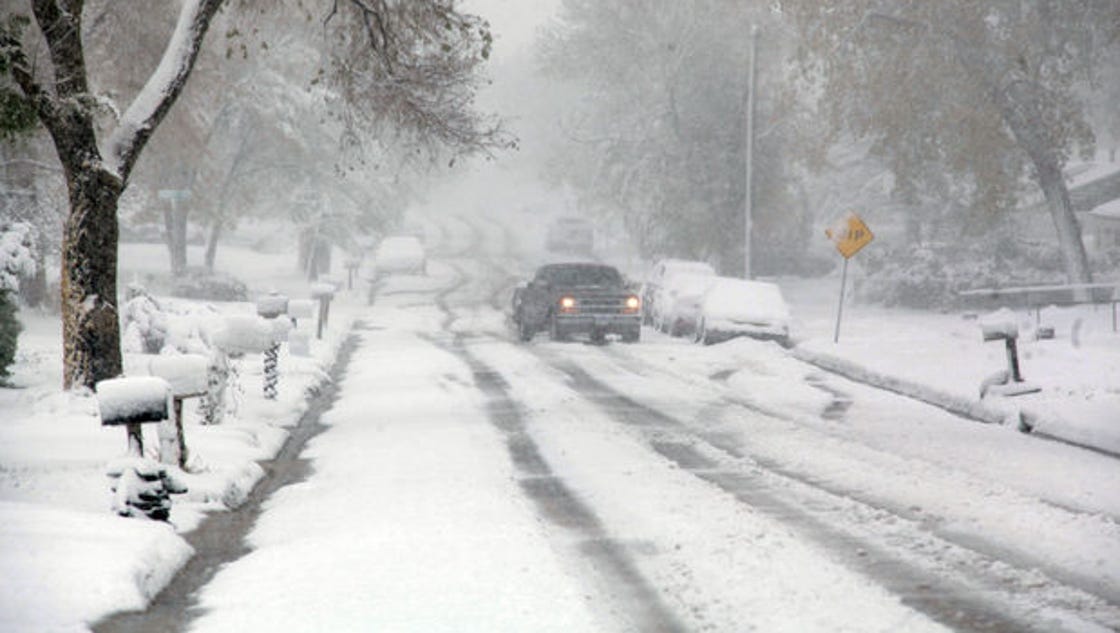 Rapid City, SD socked with a foot of snow