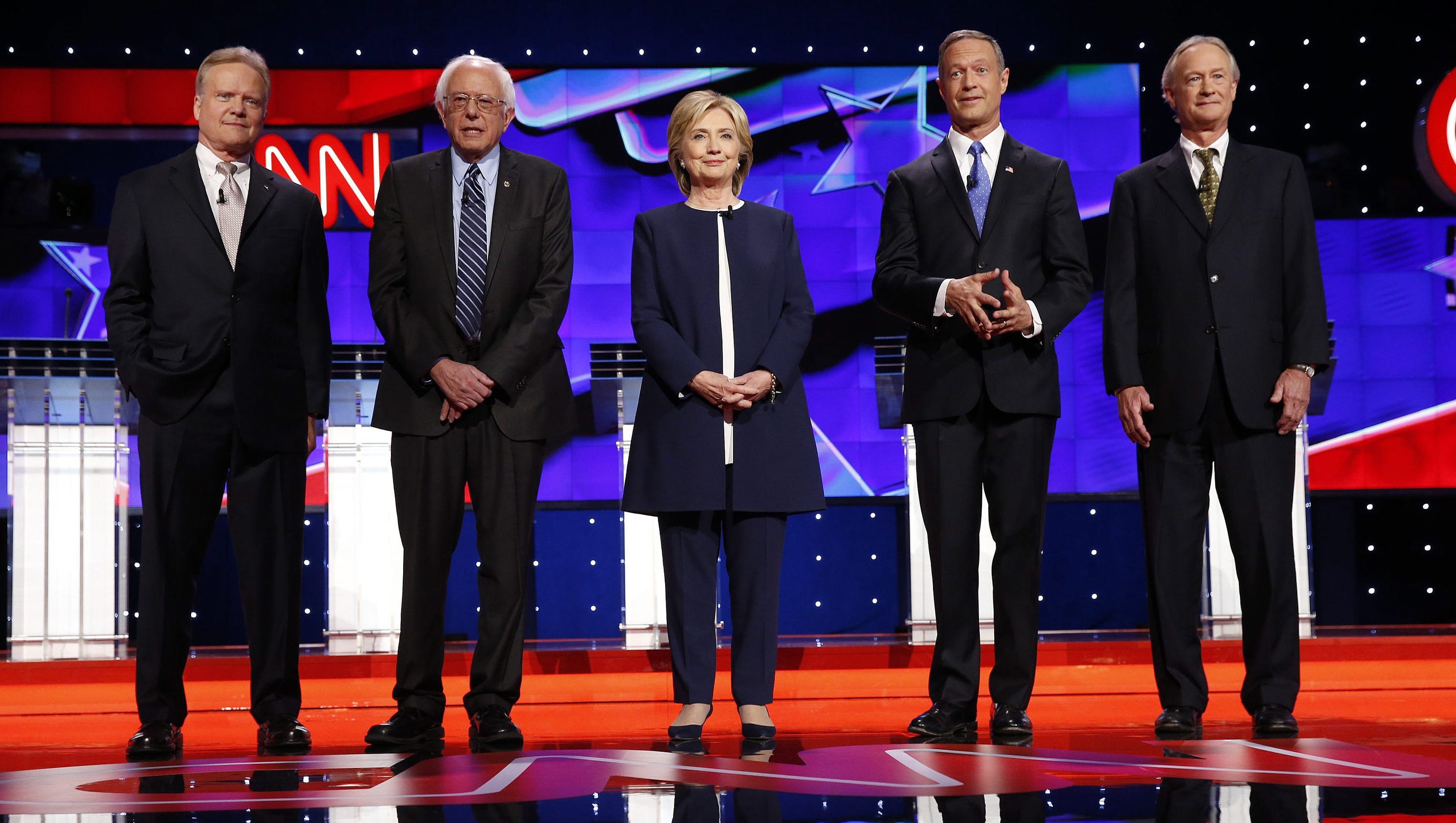 Democratic presidential debate Highlights as Clinton, 2016 field spar