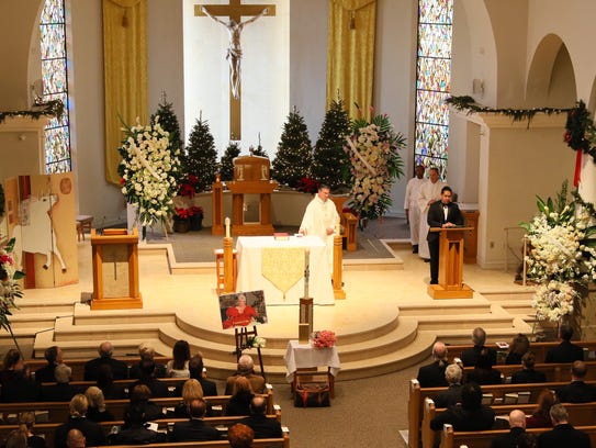 A general view during the Memorial Tribute honoring