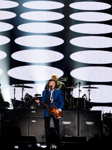 Paul McCartney performs Monday night at the Denny Sanford