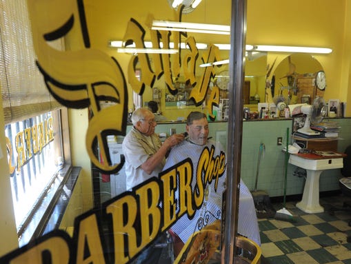 ... in August at the Santa Fe Barber Shop in Reno. (Photo: Tim Dunn/RGJ