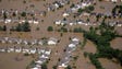 This is a view of flooded homes at Pennington Bend