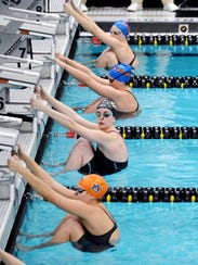 Lexington grad Hannah Stevens, third from top, has