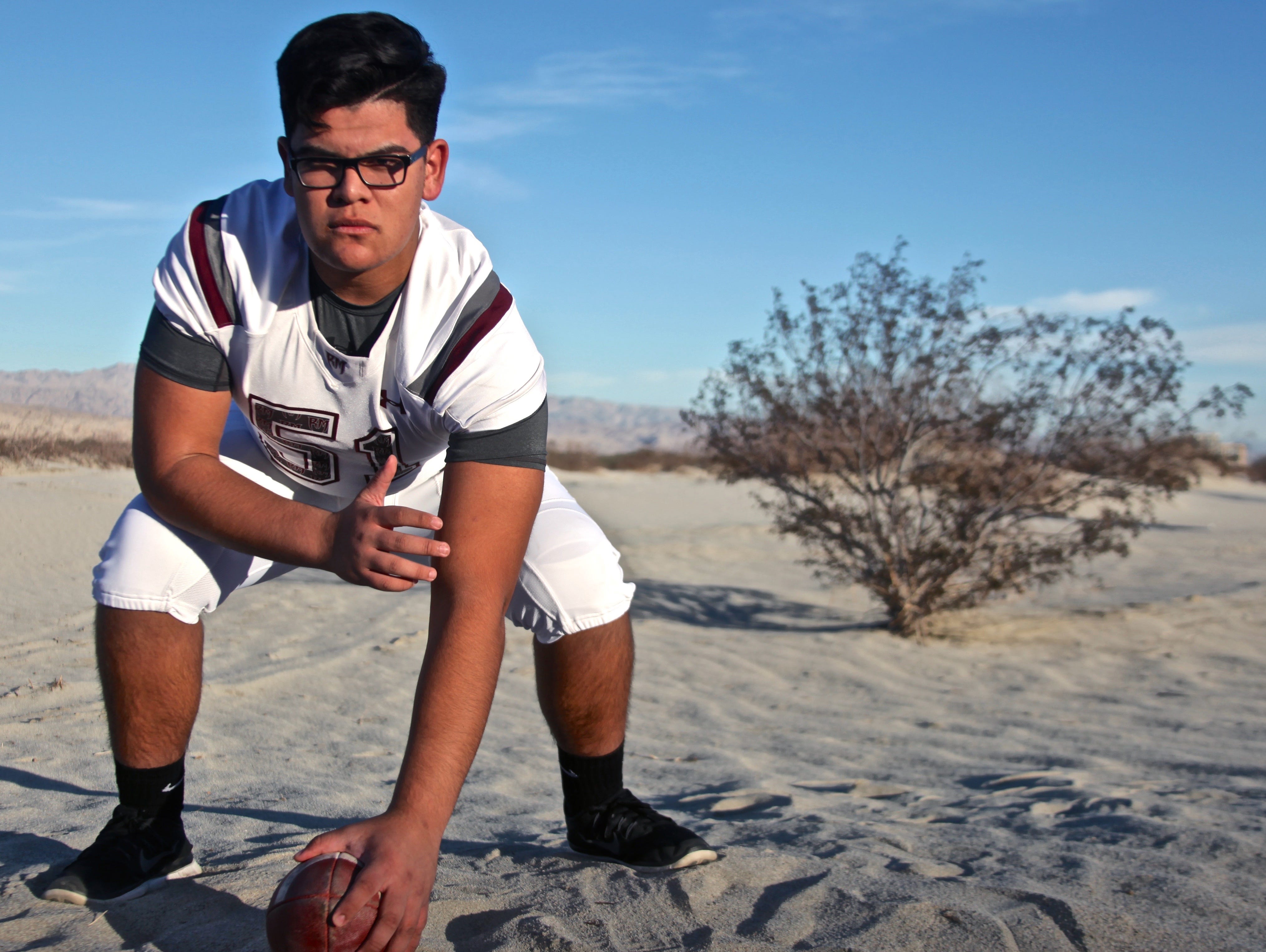 Rancho Mirage's Jonnathan Avila - Photo taken on Monday, Dec. 7, 2015.