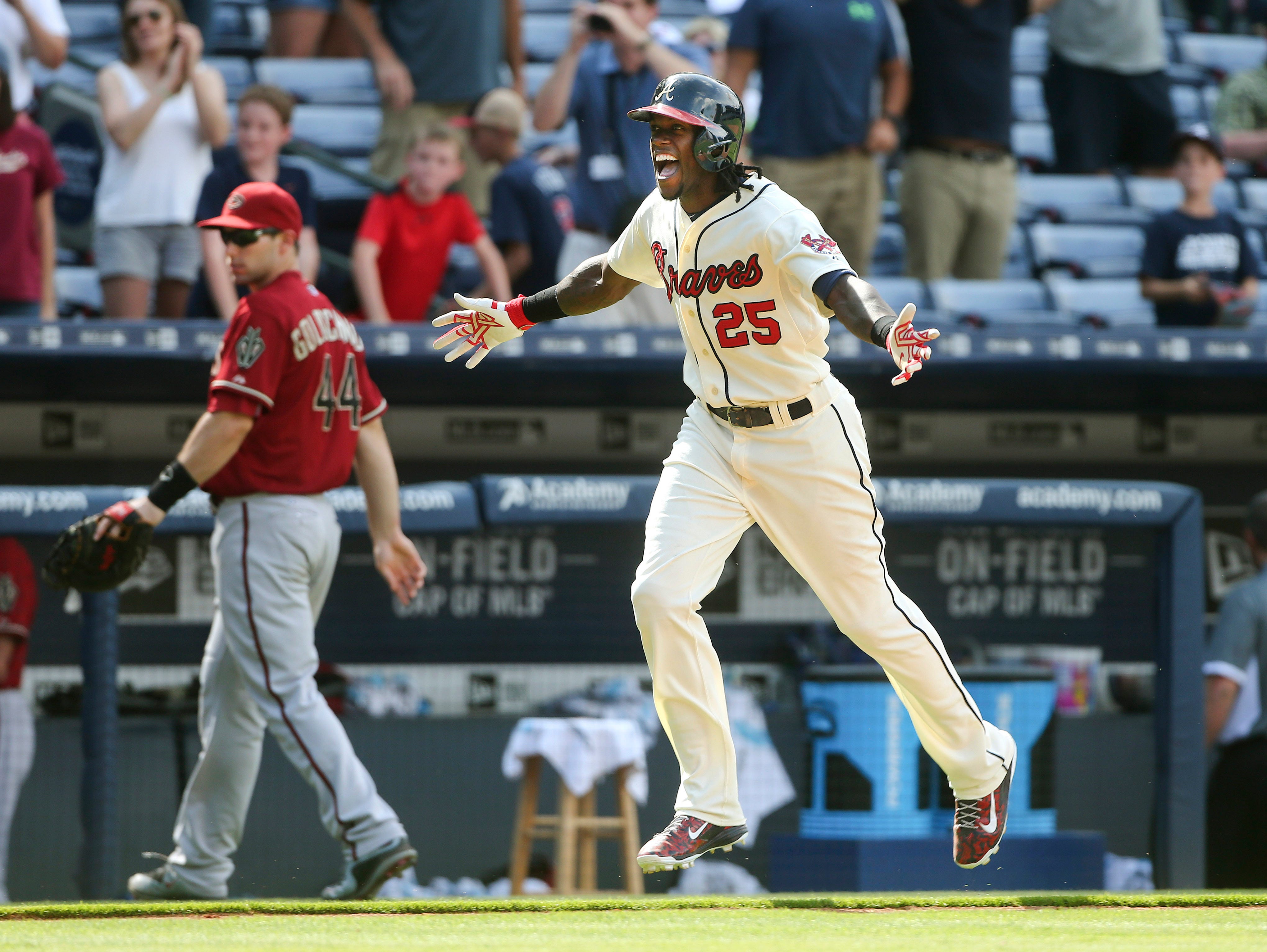 Roberson graduate Cameron Maybin is an outfielder for the Atlanta Braves.