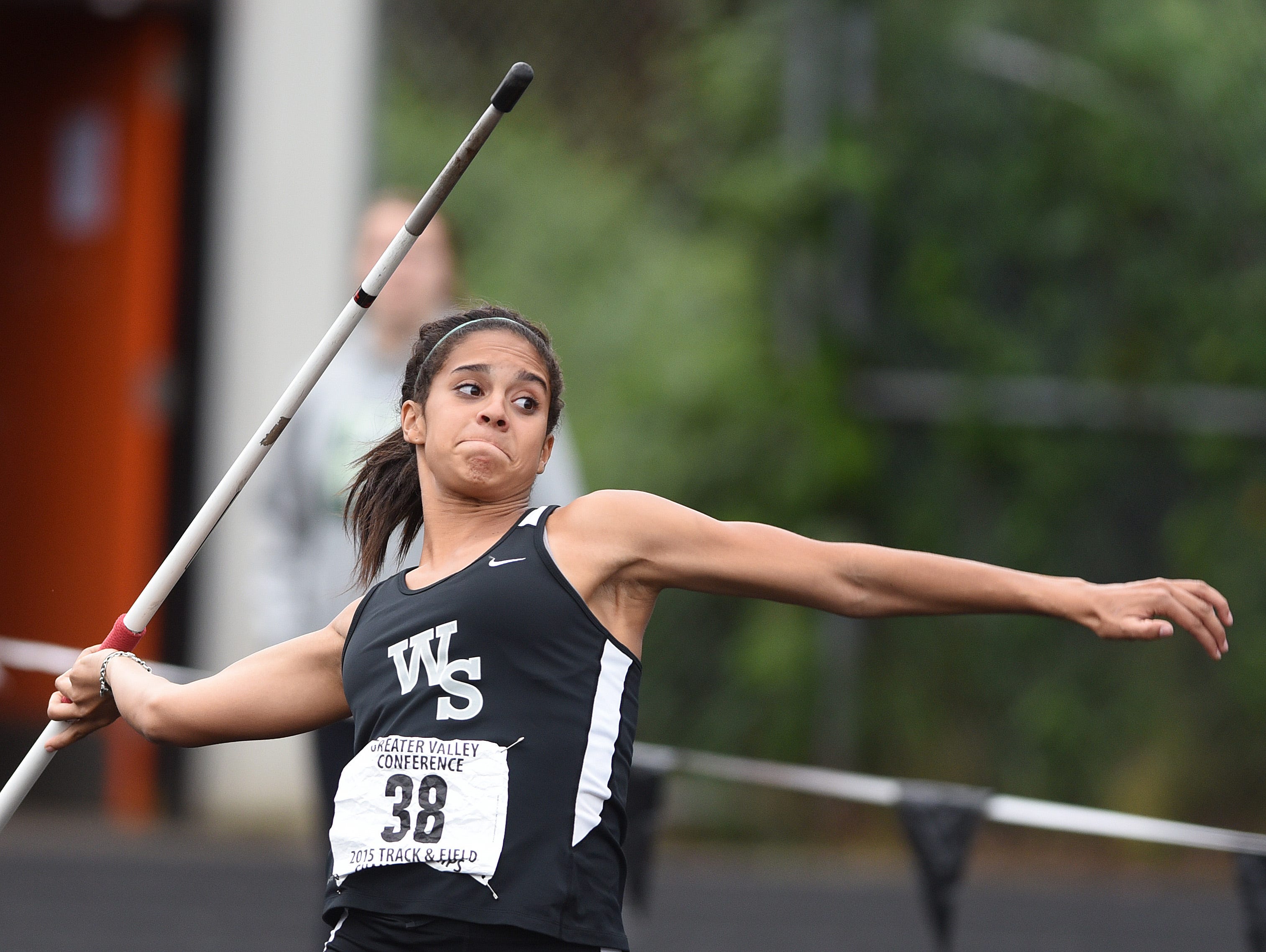 West Salem's Keira McCarrell was the Greater Valley Conference champion, 6A state runner-up and national champion in the javelin in 2015.