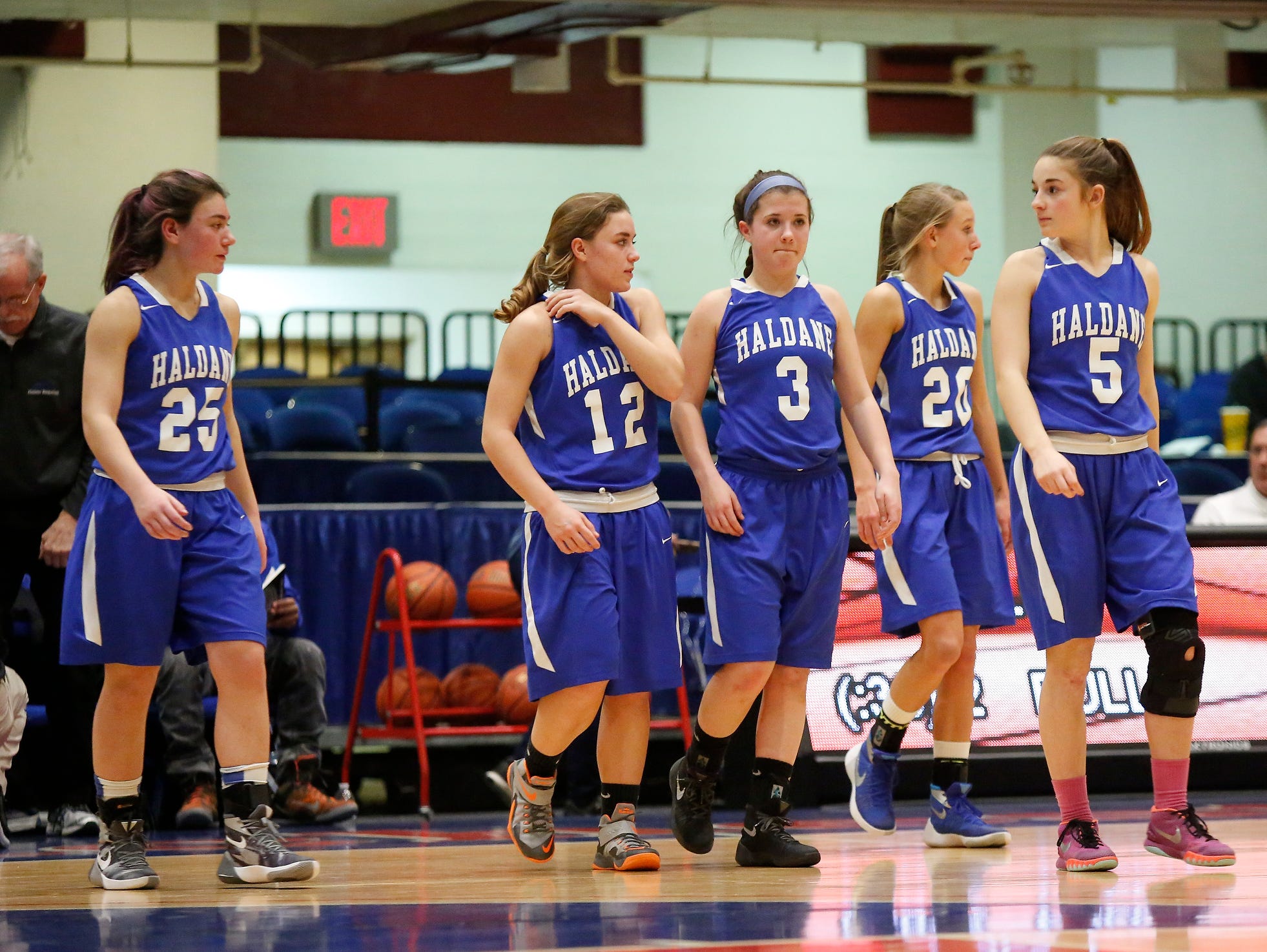 Haldane defeats Hamilton 48-34 in the class C semi-final basketball game at the Westchester County Center in White Plains on Saturday, February 27, 2016.