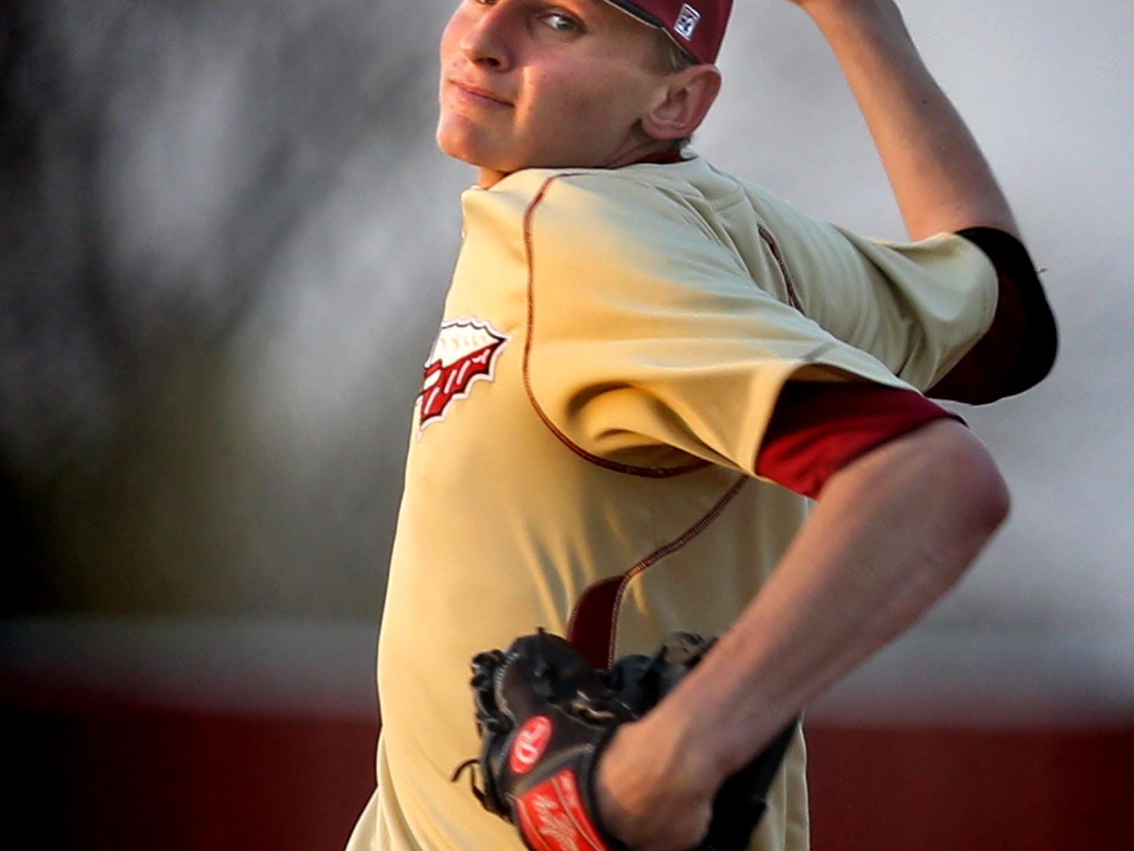 Riverdale's Dylan King struck out 13 in the Warriors’ 4-2 win over Siegel Tuesday, March 31, 2015.