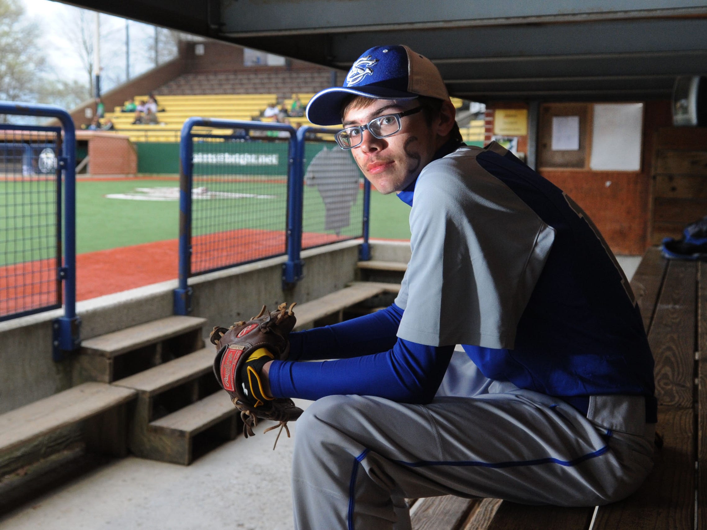 Alec Pinkerton's mother, Melinda Snyder, died of cancer earlier this month. Pinkerton wears his mother’s initials on his face during each game and he his team started wearing yellow shoelaces earlier in the season in her honor.