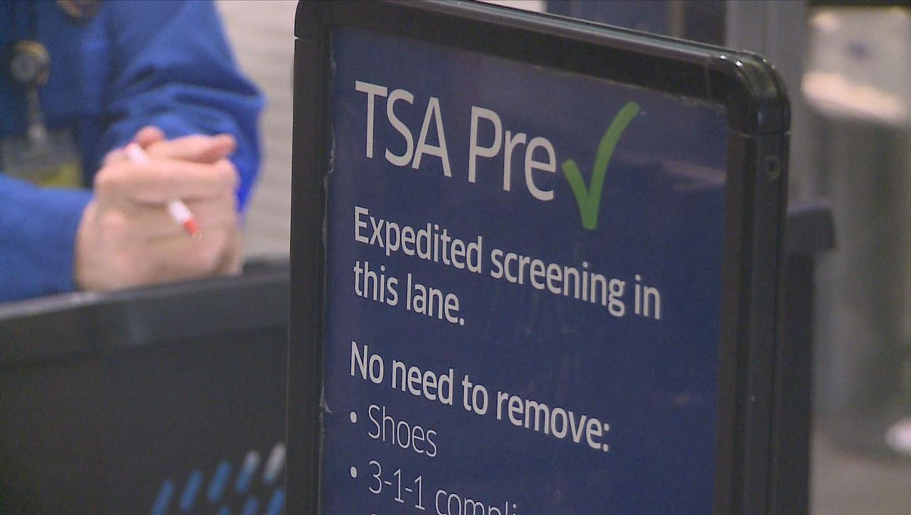 TSA PreCheck Sign